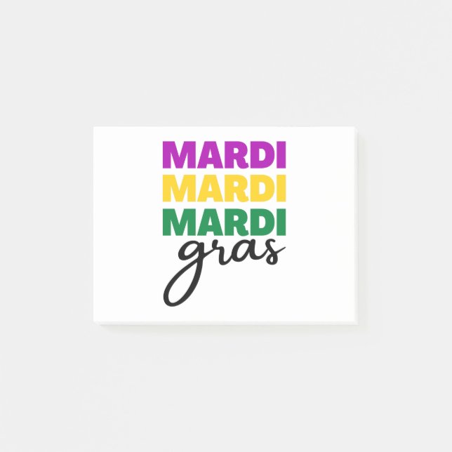 Post-it® Mardi Gras (Devant)