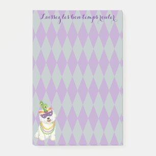Post-it® Mardi gras Westie