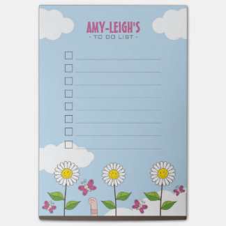 Post-it® Marguerites heureuses et papillons pour faire la