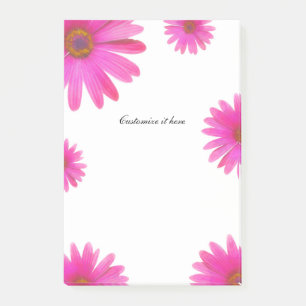 Post-it® Marguerites roses floral daisy élégant printemps c