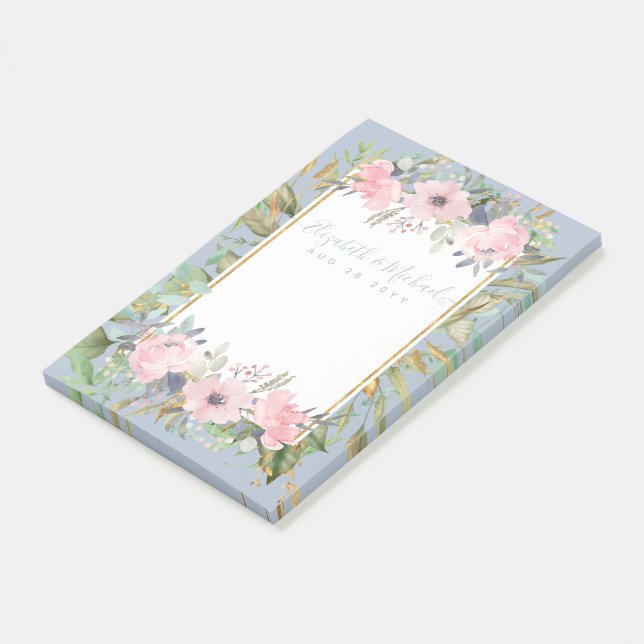 Post-it® Mariage Boho rose pâle (Incliné)