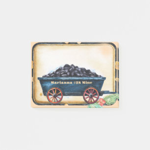 Post-it® Marianna Pa Charbon Miner Note Pad
