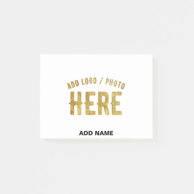 POST-IT® MARQUE BLANCHE VERIFIEE PERSONNALISABLE MODERNE ET (Devant)