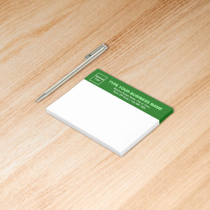 Post-it® Marque commerciale sur le titre vert du rectangle