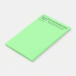 Post-it® Marque d'affaires sur le cap de Vert clair long