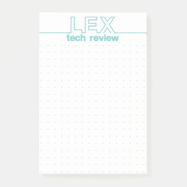 Post-it® Marque de LEX TECH REVIEW Company (Devant)