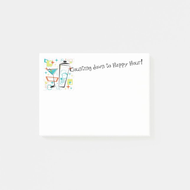 Post-it® Martini notes d'un Posty d'Aller-Aller (Devant)