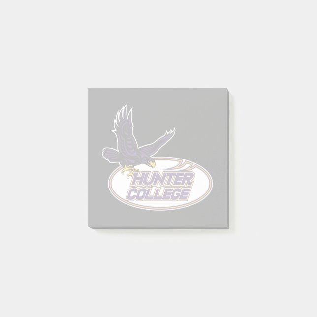 Post-it® Mascotte des Hawks de Hunter College (Devant)