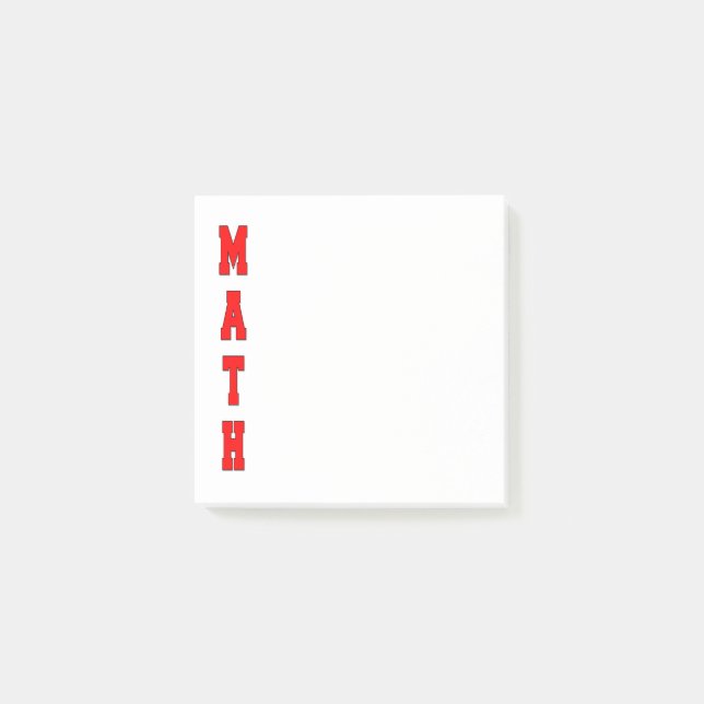 Post-it® Math (Devant)