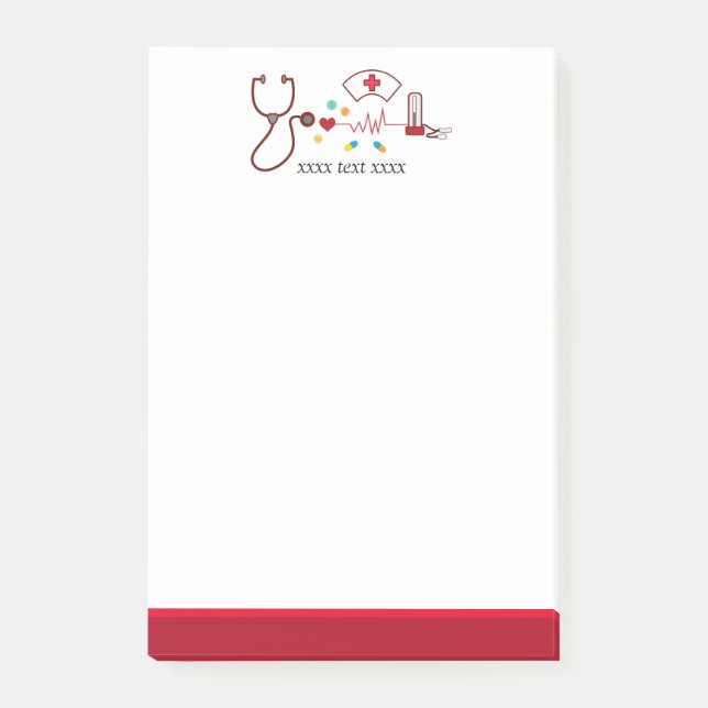 Post-it® Médecin, Infirmière, Médicale, hôpital (Devant)
