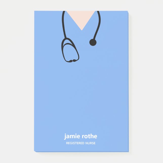 Post-it® Médecin Infirmière Scrubs Hospital (Devant)