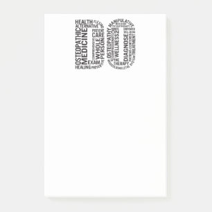 Post-it® Médecin ostéopathique DO Ostéopathie