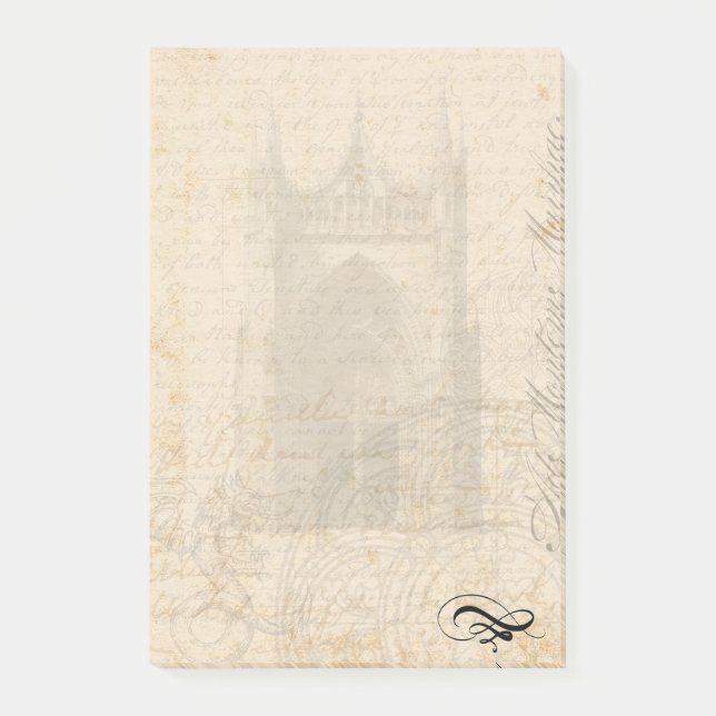 Post-it® Medieval Letterhead - Palimpsest (Devant)