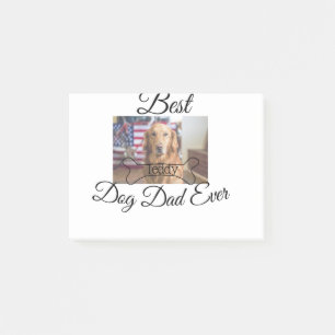 Post-it® Meilleur chien papa jamais ajouter nom de l'animal