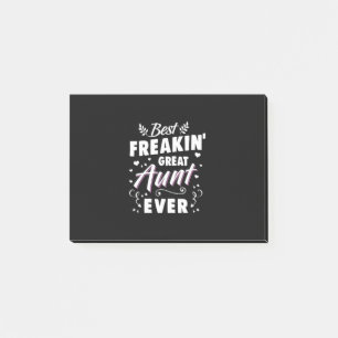 Post-it® Meilleur Freakin Grande Tante Jamais