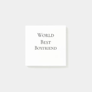 Post-it® Meilleur mari petit ami homme journée de la Saint-