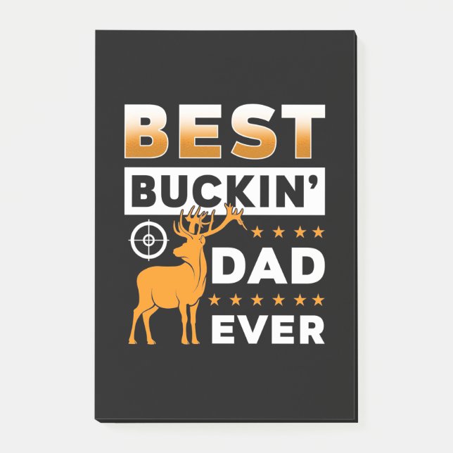Post-it® Meilleur papa Buckin jamais (Devant)
