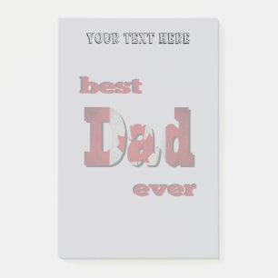 Post-it® Meilleur papa canadien