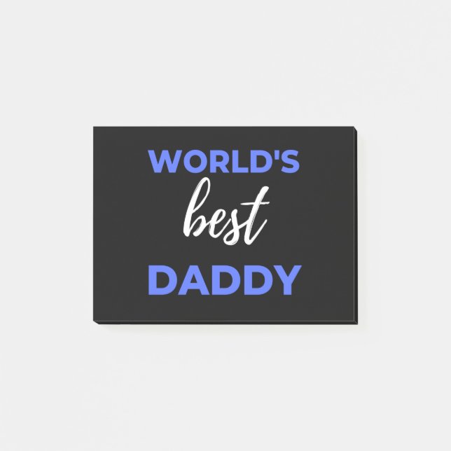 Post-it® Meilleur Papa du Monde (Devant)