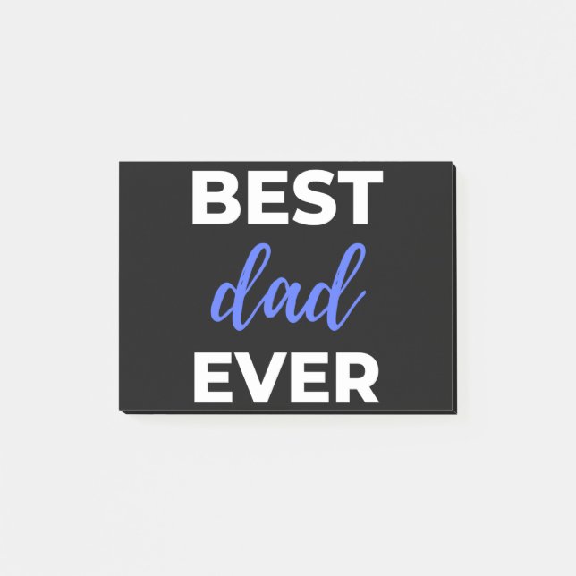 Post-it® Meilleur Papa du Monde (Devant)