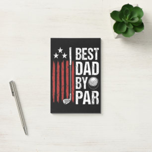 Post-it® Meilleur Papa Par Humour Golf