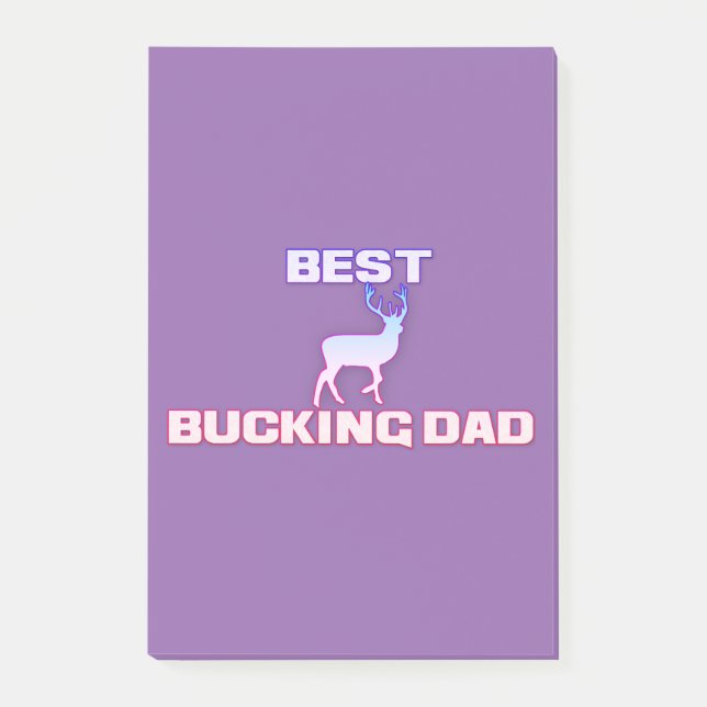 Post-it® meilleur papa qui fait du bucking (Devant)