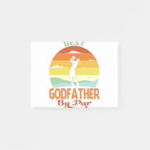 Post-it® Meilleur Parrain Par Fête des pères Golf Chemise C