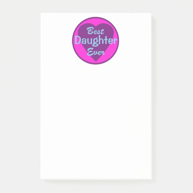 Post-it® Meilleure fille jamais (Devant)