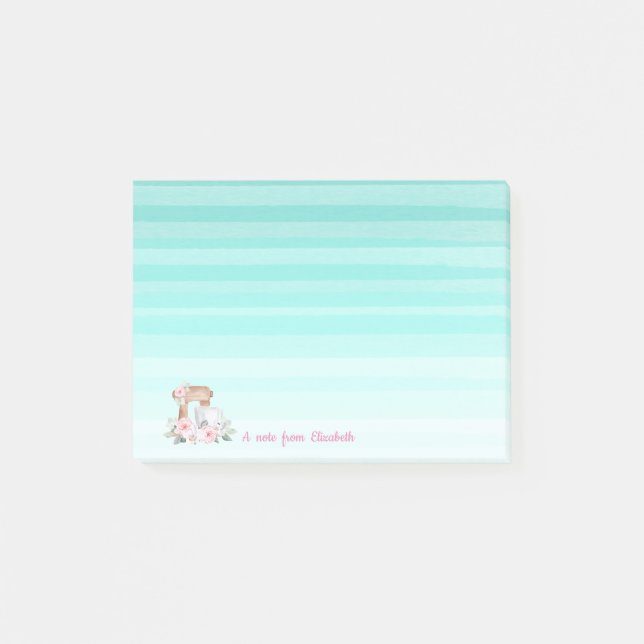 Post-it® Mélange de fleurs mignonnes et élégantes pour fill (Devant)