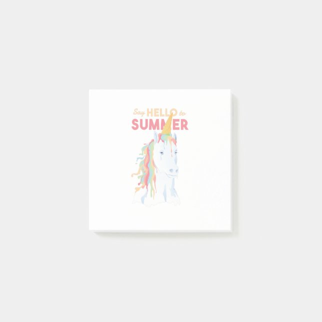 Post-it® Melting Summer Unicorn (Devant)