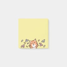 mémo de chat de dessin animé