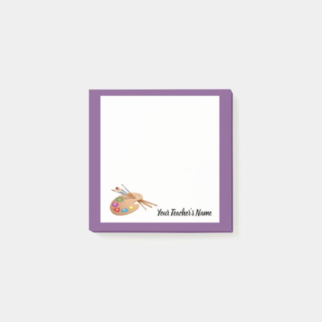 Post-it® Mémo de l'enseignant d'art, Palette Post-it, cadea (Devant)