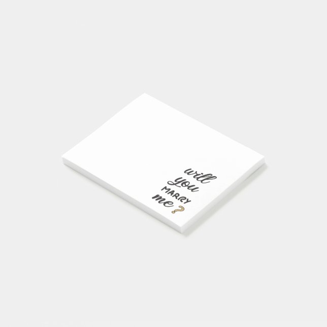 Post-it® M'épouseras-tu ? (Incliné)
