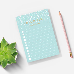 Post-it® Mer Liste de tâches personnalisées par points Co