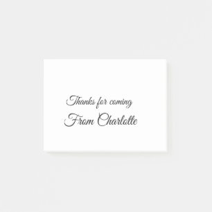 Post-it® merci de venir ajouter un message texte