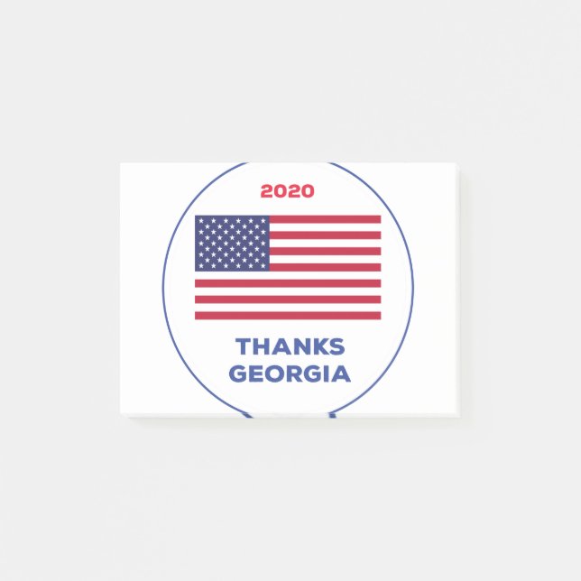 Post-it® Merci Georgia 2020 Élection (Devant)