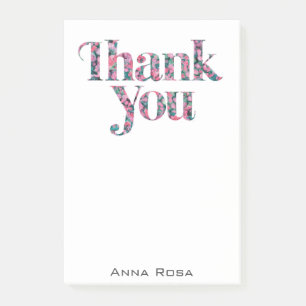 Post-it® *~* Merci Gratitude AP85 Fleurs Manifest