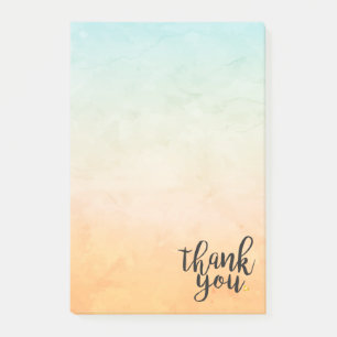 Post-it® Merci Or Amour Cœur Aquarelle