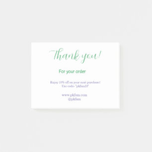 Post-it® Merci pour l'achat de l'entreprise familiale socia
