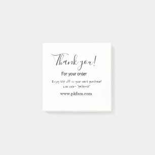 Post-it® Merci pour l'achat détail de l'entreprise familial