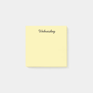 Post-it® Mercredi jaune