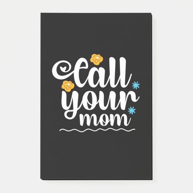 Post-it® Mère Cadeau Appelez Votre Maman (Devant)