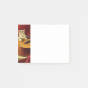 Post-it® Mère Chat et chatons Jouer avec la guitare
