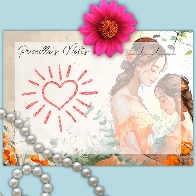 Post-it® Mère et fille de 4 po x 3 po (Créateur téléchargé)