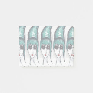 Post-it® Mère Monster Turquoise Beehik Lunettes de soleil D