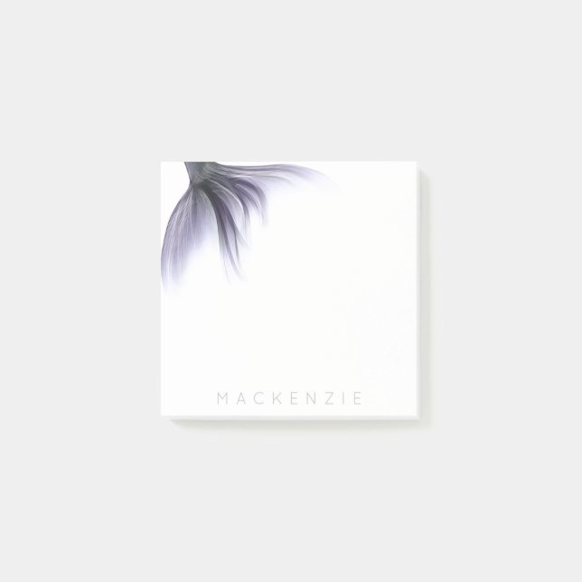 Post-it® Mermaid Chic Tail | Dusty Lavender Purple Personna (Devant)