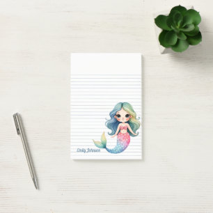 Post-it® Mermaid Whispers Sticky Notes