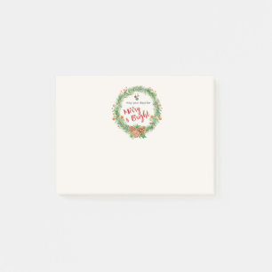 Post-it® Merry & Bright Christmas Wreath