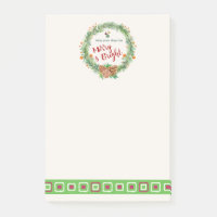 Merry & Bright Christmas Wreath