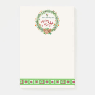 Post-it® Merry & Bright Christmas Wreath